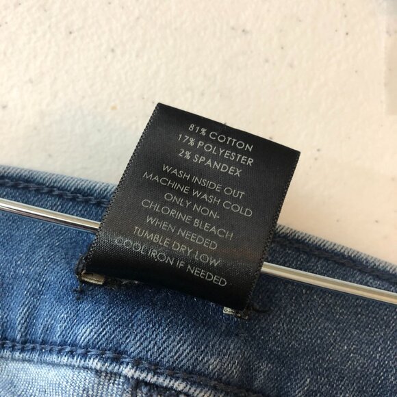 Ann Taylor Womens Boyfriend Jeans Medium Wash Stretch 0 - Picture 5 of 5